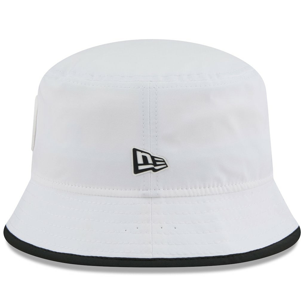 Pittsburgh Steelers New Era 2025 NFL Training Camp Stretch Bucket Hat - White - NFL