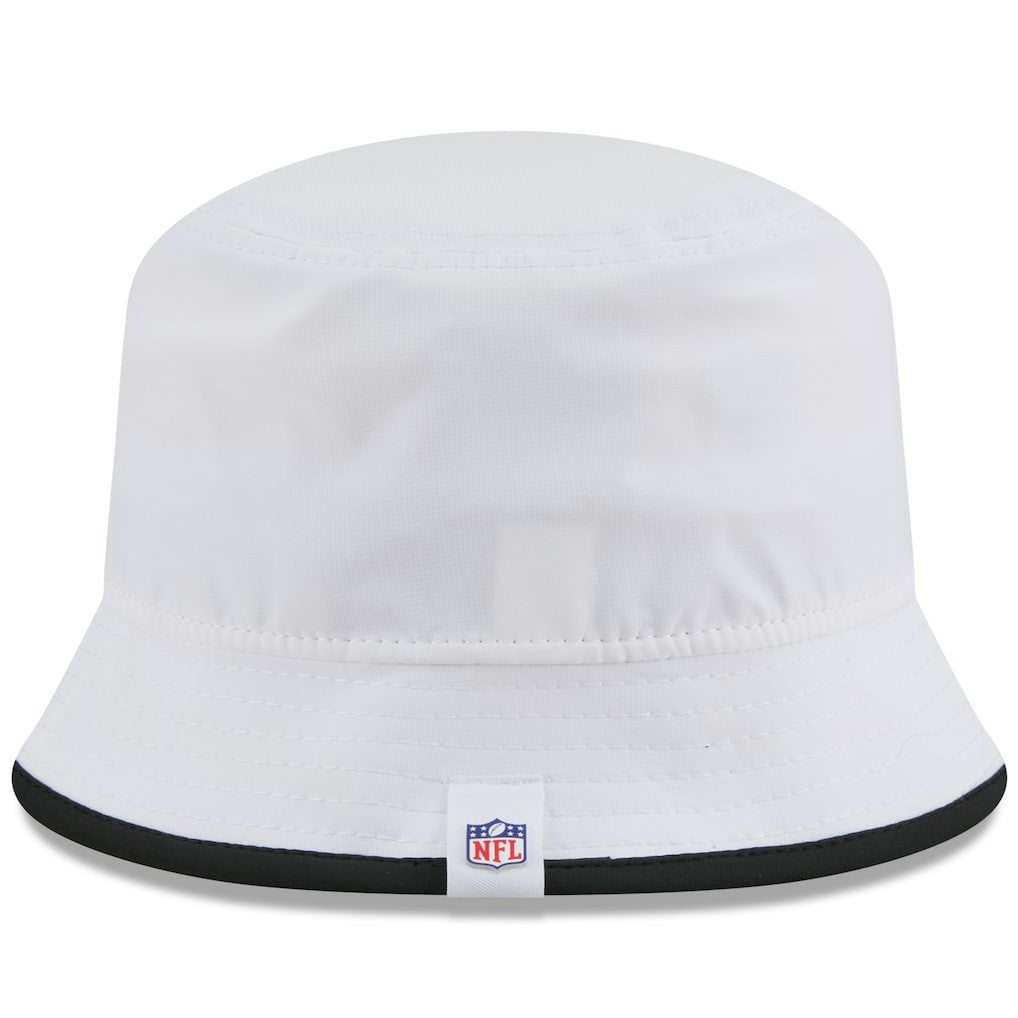 Pittsburgh Steelers New Era 2025 NFL Training Camp Stretch Bucket Hat - White - NFL