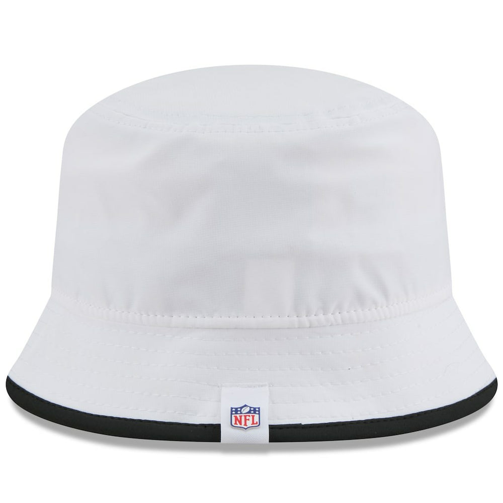 Pittsburgh Steelers New Era 2025 NFL Training Camp Stretch Bucket Hat - White - NFL
