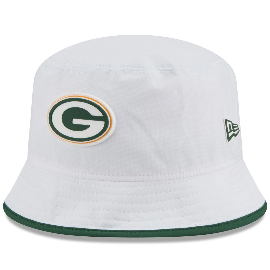 Green Bay Packers New Era 2025 NFL Training Camp Stretch Bucket Hat - White - NFL