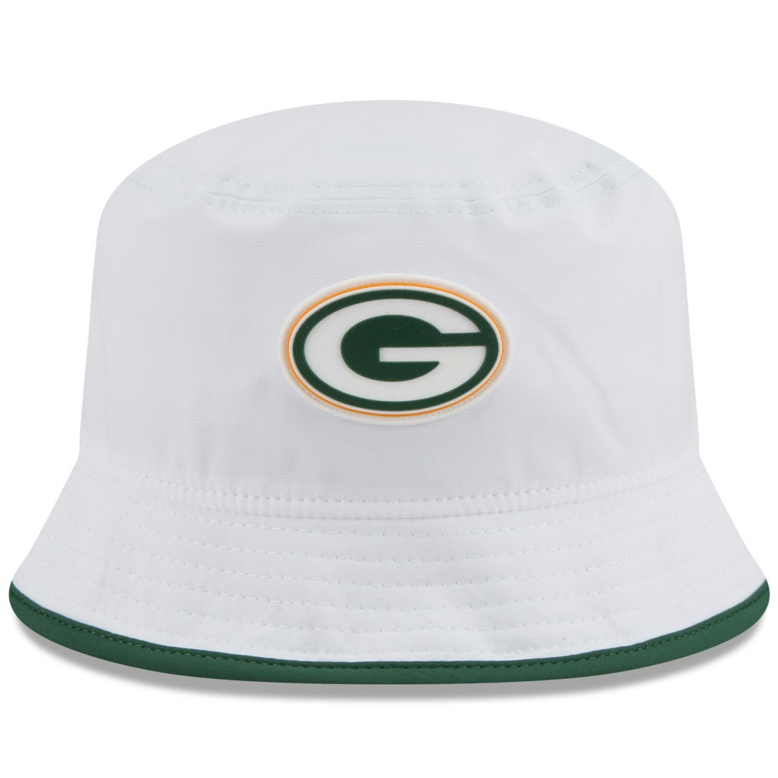 Green Bay Packers New Era 2025 NFL Training Camp Stretch Bucket Hat - White - NFL