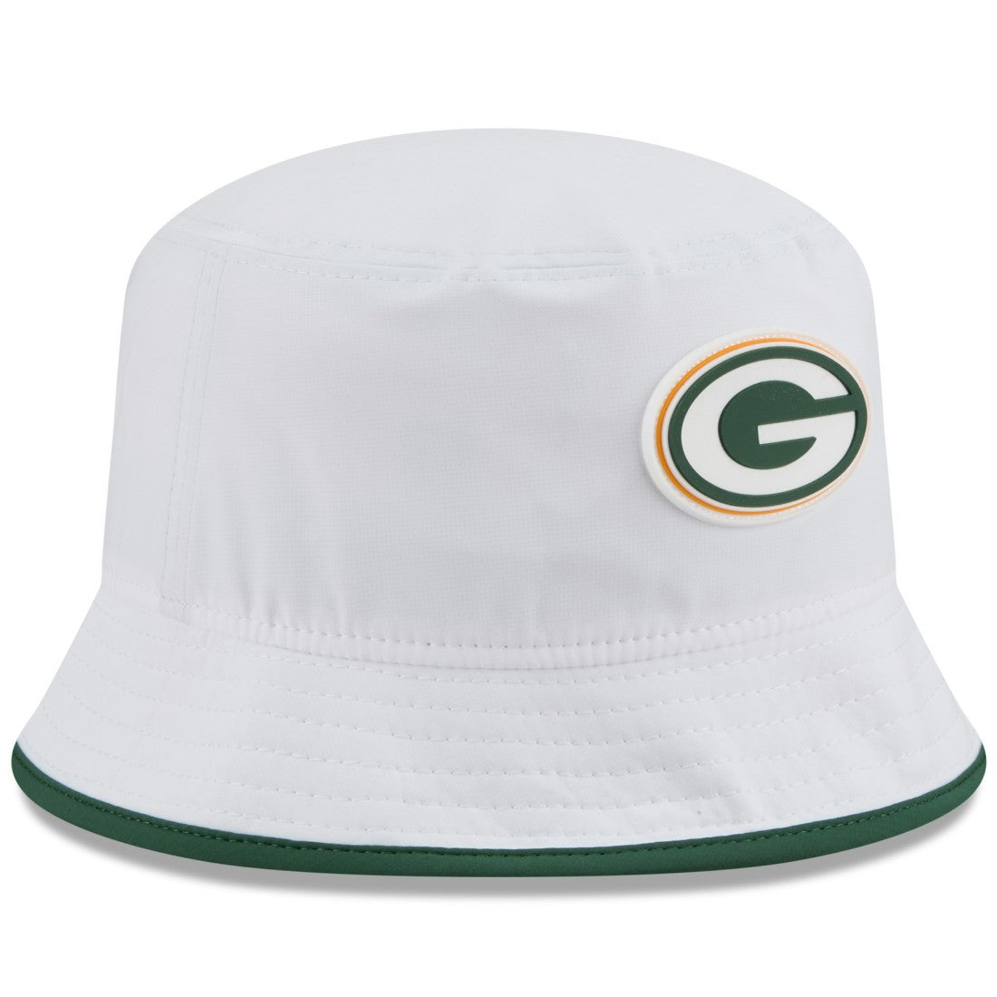 Green Bay Packers New Era 2025 NFL Training Camp Stretch Bucket Hat - White - NFL