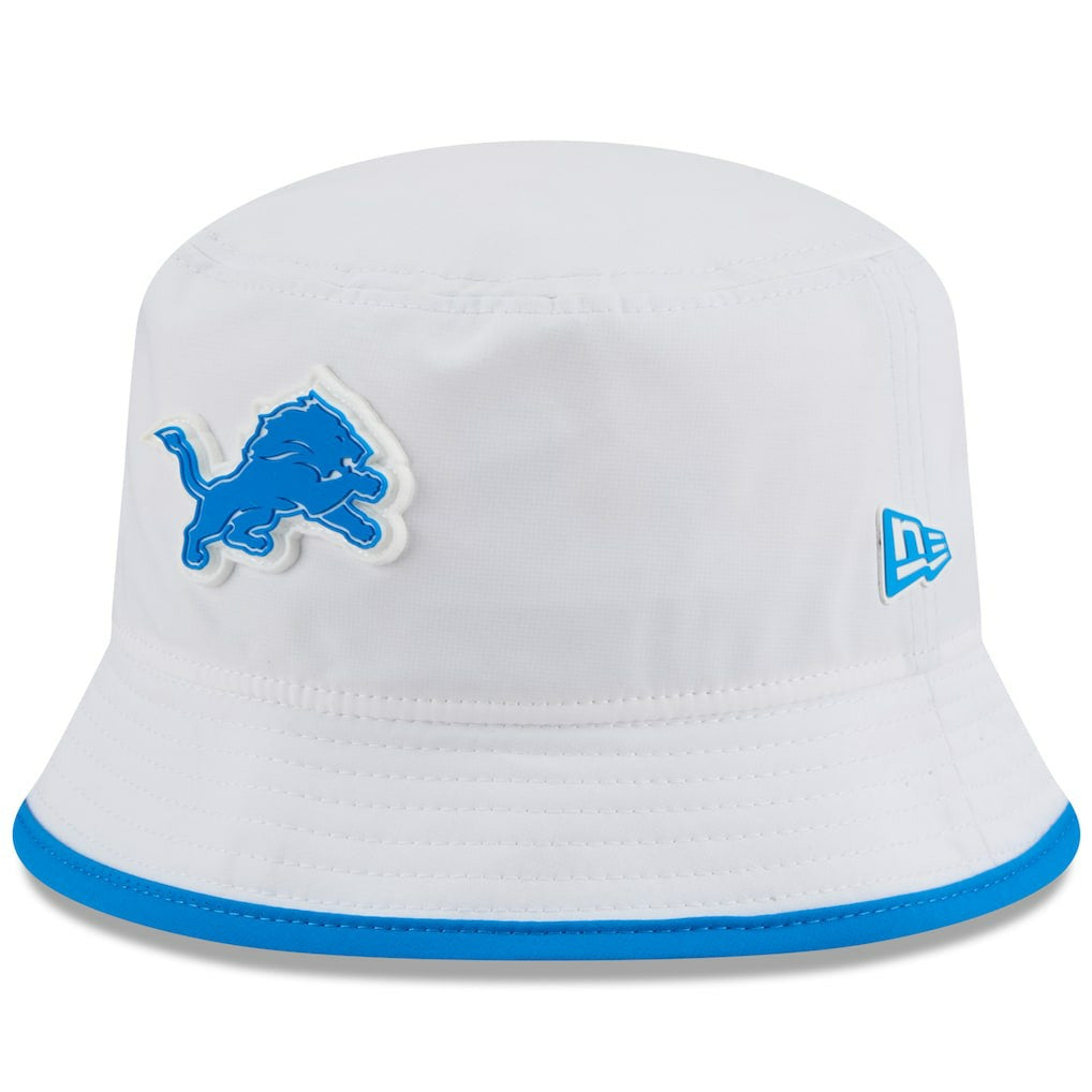 Detroit Lions New Era 2025 NFL Training Camp Stretch Bucket Hat - White - NFL