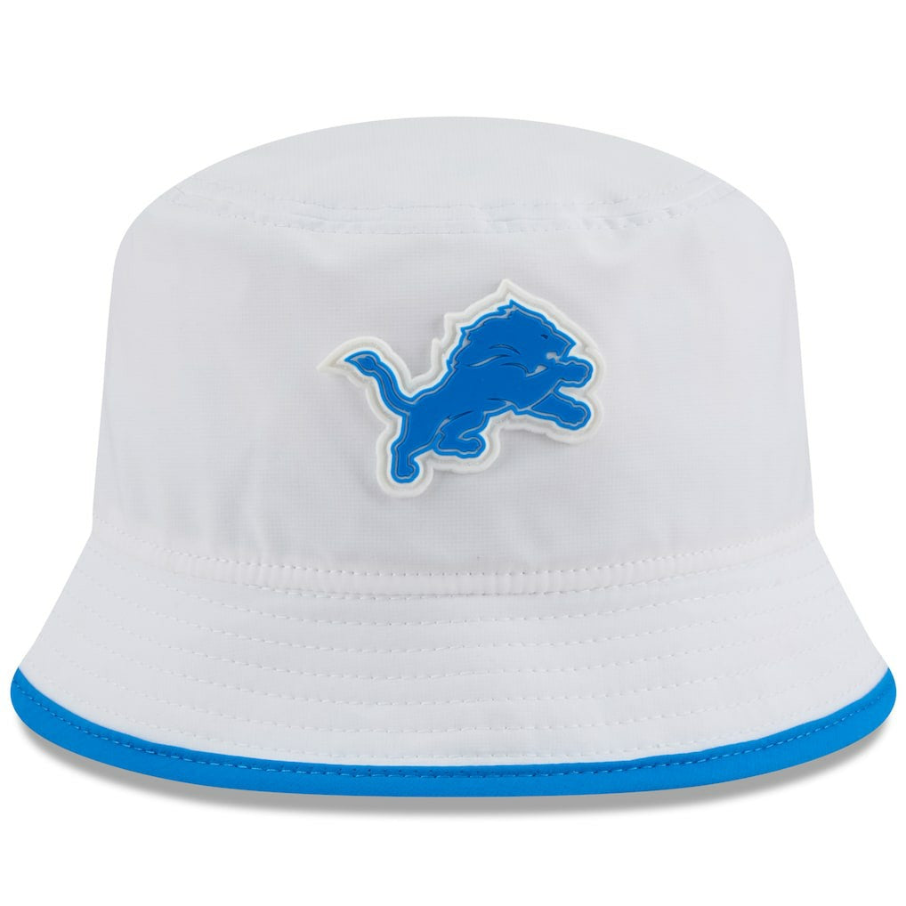 Detroit Lions New Era 2025 NFL Training Camp Stretch Bucket Hat - White - NFL