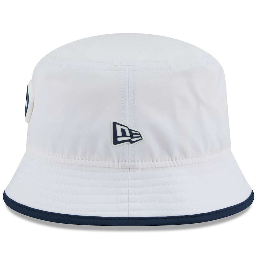 Seattle Seahawks New Era 2025 NFL Training Camp Stretch Bucket Hat - White - NFL