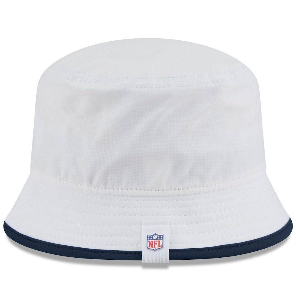 Seattle Seahawks New Era 2025 NFL Training Camp Stretch Bucket Hat - White - NFL