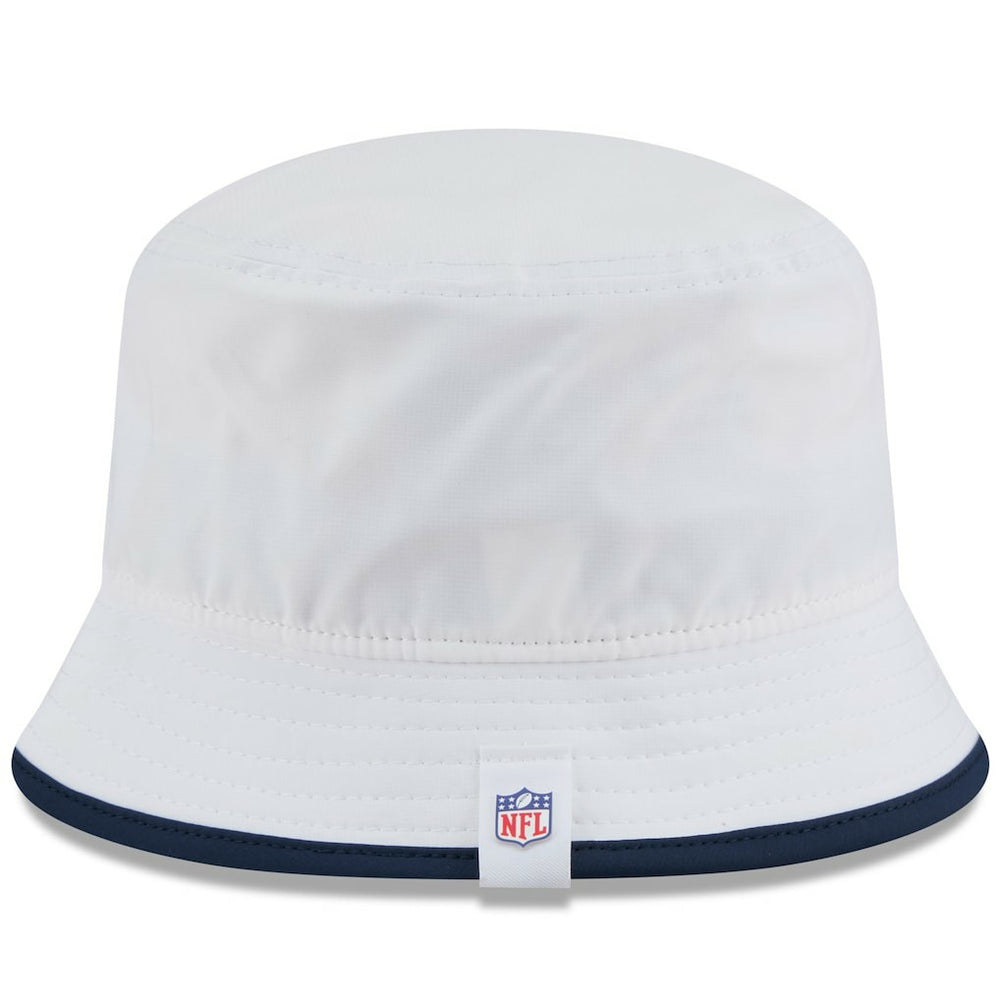 Seattle Seahawks New Era 2025 NFL Training Camp Stretch Bucket Hat - White - NFL