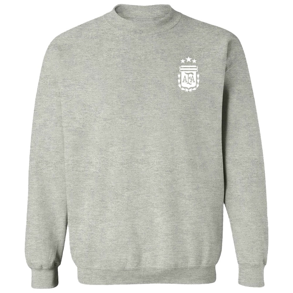 Argentina National Team Vive La Fete Women's Impressions Artwork Pullover Sweatshirt Gray