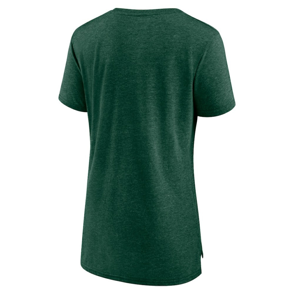Minnesota Wild Women's Shout Out Tri-Blend T-Shirt - Green | NHL sale