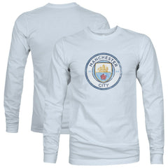 Manchester City 1863FC Color Badge Long Sleeve T-Shirt Light Blue