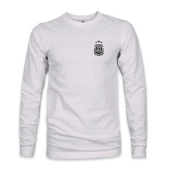 Argentina National Team 1863FC Back Team Arch Long Sleeve T-Shirt Gray
