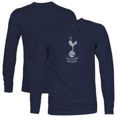 Tottenham Hotspur 1863FC Mono Badge Long Sleeve T-Shirt Navy