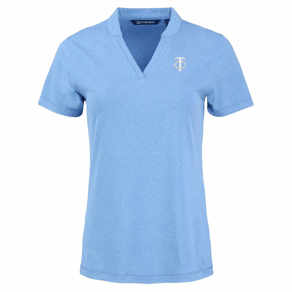 Minnesota Twins Cutter & Buck Forge Heathered Stretch Blade Top Sale