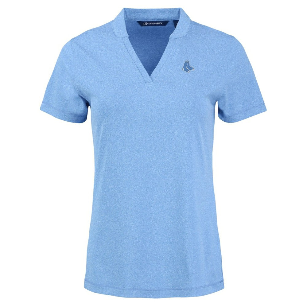 Boston Red Sox Cutter & Buck Forge Heathered Stretch Blade Top Online