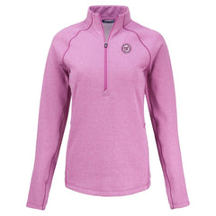 Washington Nationals Cutter & Buck Women's Peshastin Eco Fleece Recycled Half-Zip Jacket for sale