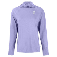 Minnesota Twins Cutter & Buck Women's Coastline Epic Comfort Eco Recycled Funnel Neck Pullover Top for sale