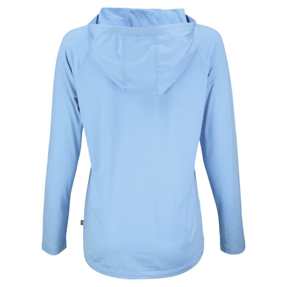 Chicago Cubs Cutter & Buck Women's Coastline Epic Comfort Eco Recycled Long Sleeve Hoodie T-Shirt for sale