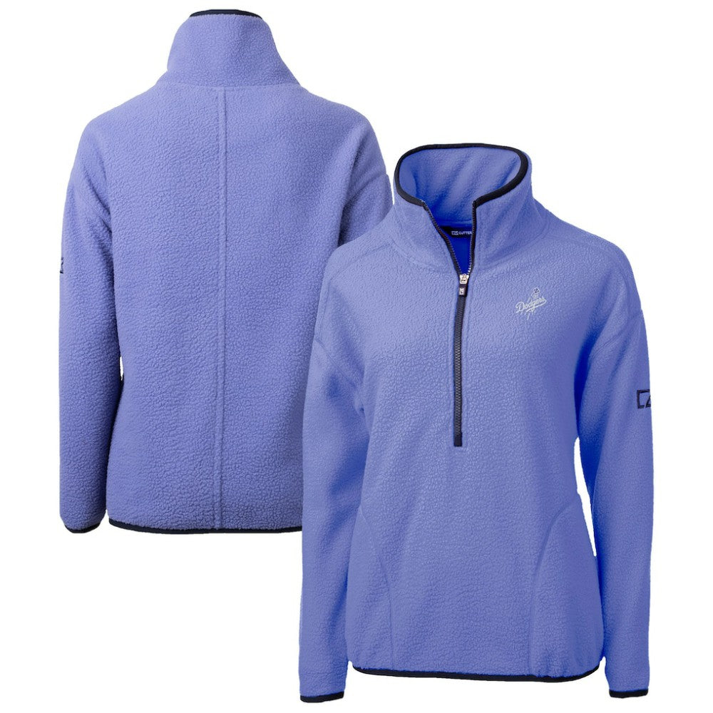 Los Angeles Dodgers Cutter & Buck Women's Cascade Eco Fleece Half-Zip Jacket Online