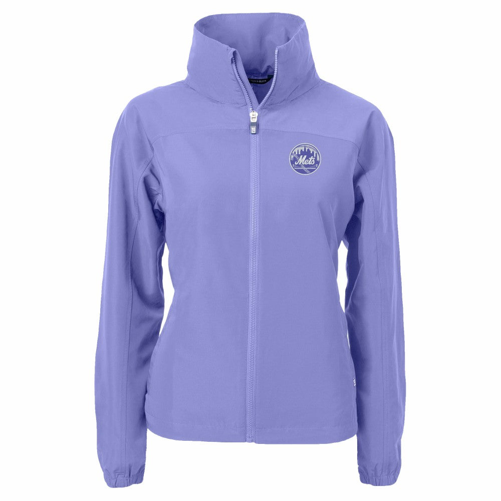 New York Mets Cutter & Buck Women's Charter Eco Recycled Full-Zip Jacket Discount