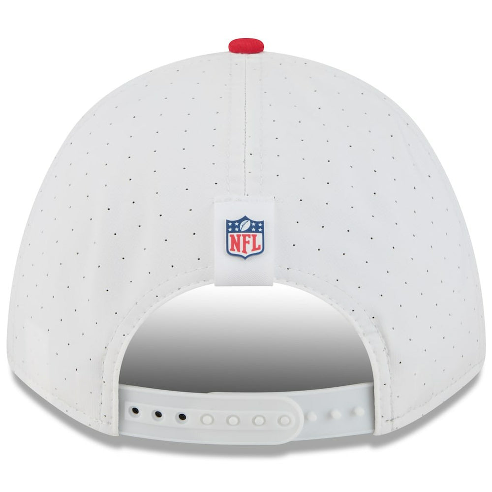 Kansas City Chiefs New Era Youth 2025 NFL Training Camp A-Frame 9FORTY Adjustable Hat - White/Red - NFL