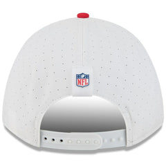Kansas City Chiefs New Era Youth 2025 NFL Training Camp A-Frame 9FORTY Adjustable Hat - White/Red - NFL