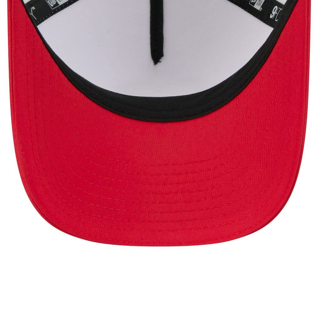 Kansas City Chiefs New Era Youth 2025 NFL Training Camp A-Frame 9FORTY Adjustable Hat - White/Red - NFL