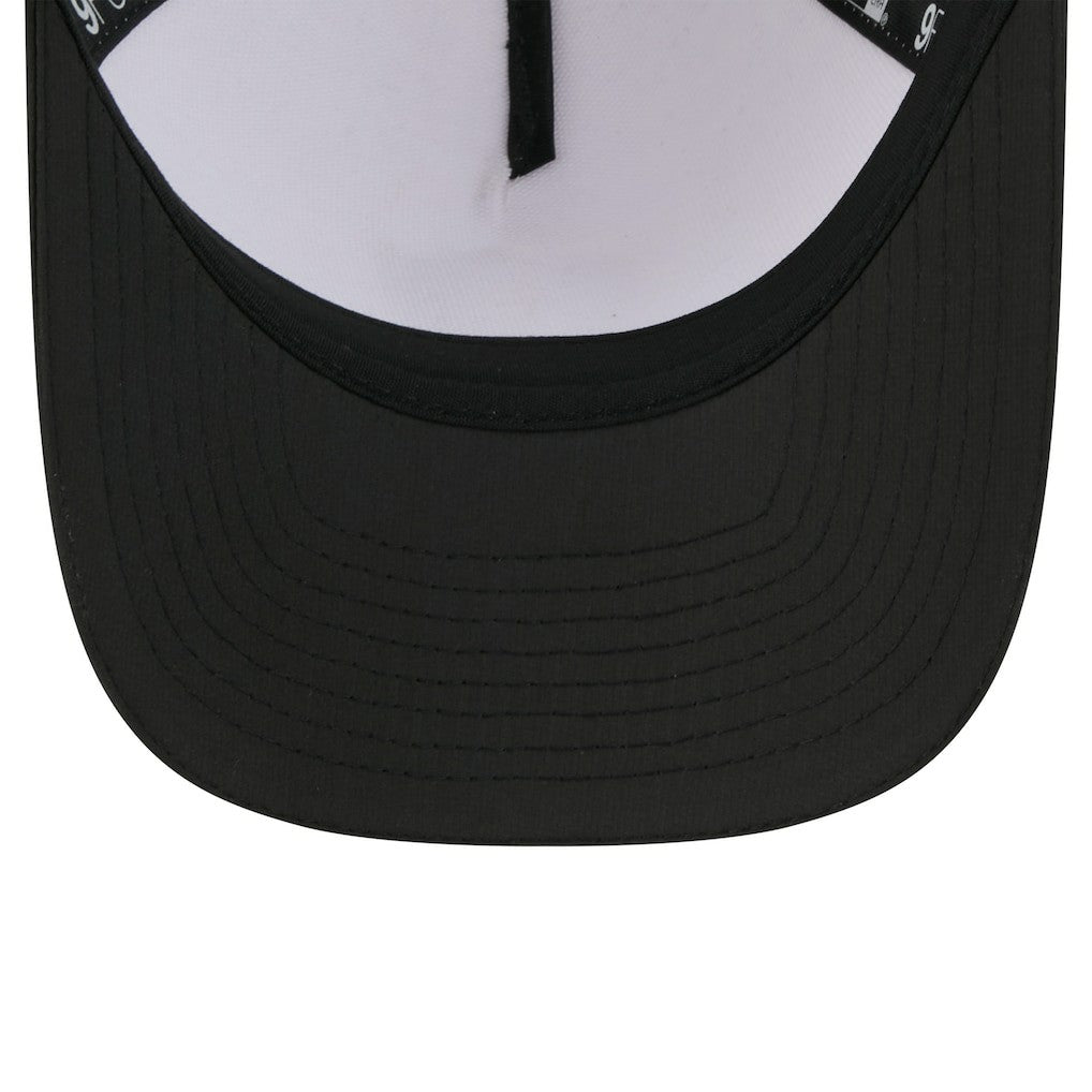 Las Vegas Raiders New Era Youth 2025 NFL Training Camp A-Frame 9FORTY Adjustable Hat - White/Black - NFL