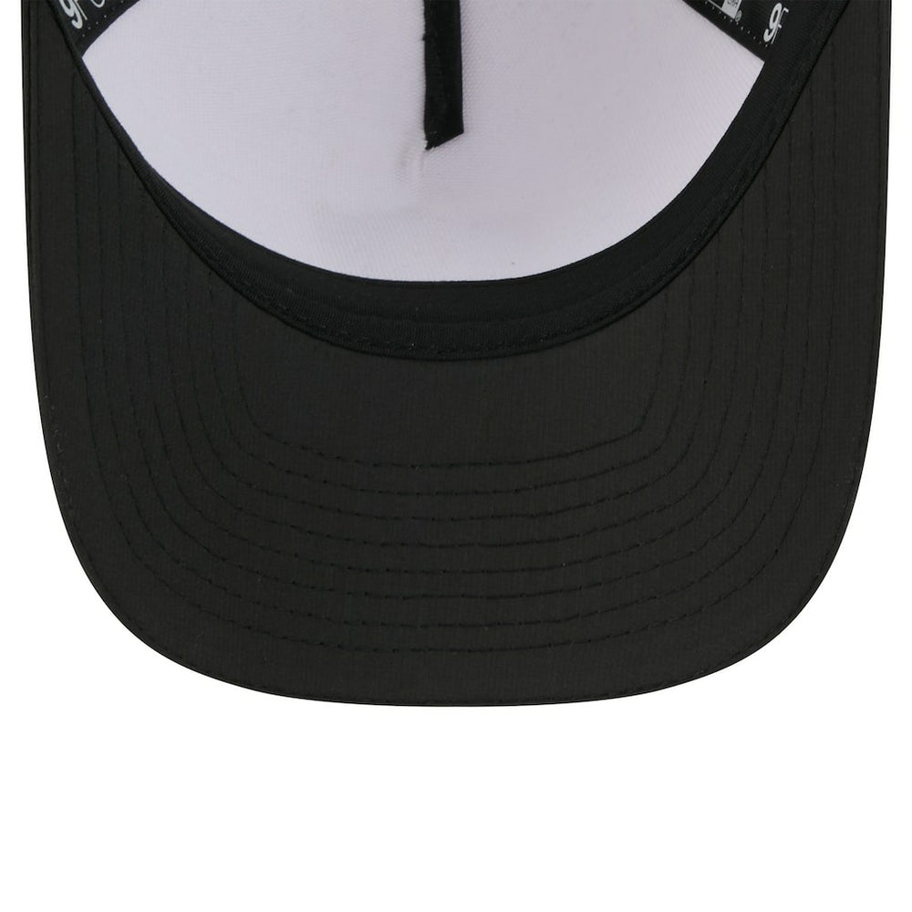 Las Vegas Raiders New Era Youth 2025 NFL Training Camp A-Frame 9FORTY Adjustable Hat - White/Black - NFL