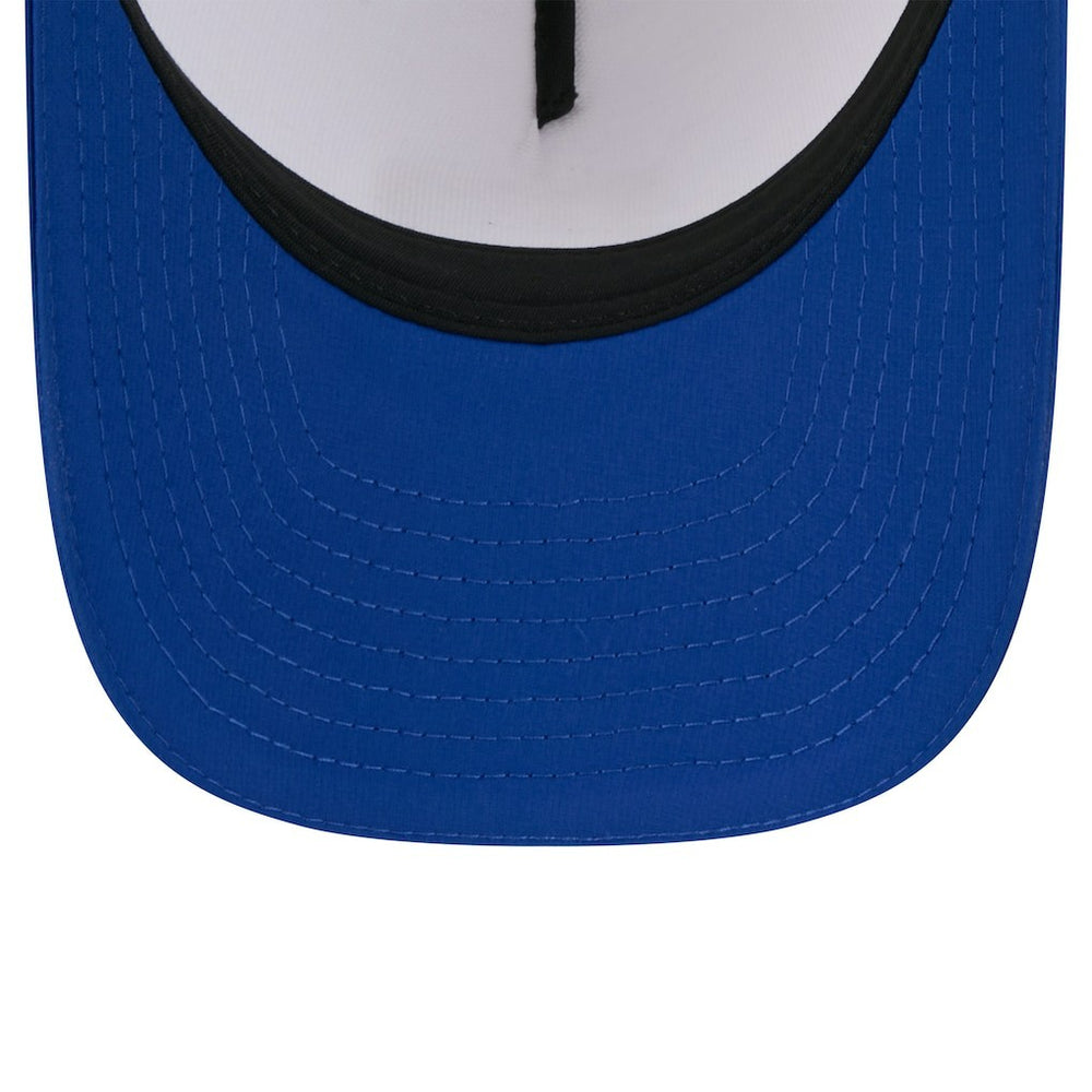 New York Giants New Era Youth 2025 NFL Training Camp A-Frame 9FORTY Adjustable Hat - White/Royal - NFL