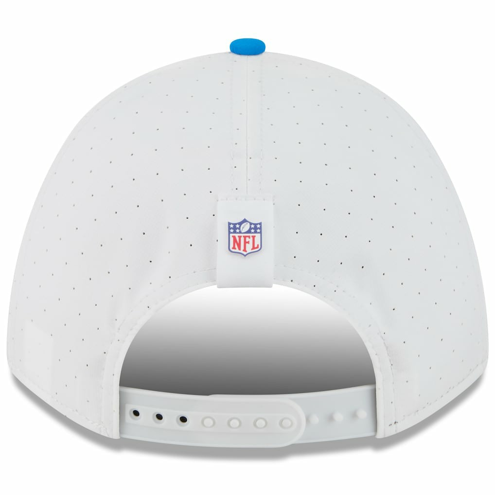 Detroit Lions New Era Youth 2025 NFL Training Camp A-Frame 9FORTY Adjustable Hat - White/Blue - NFL