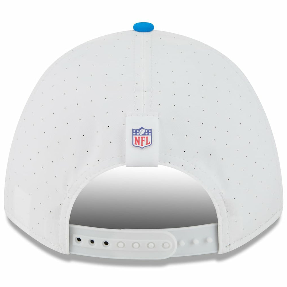Detroit Lions New Era Youth 2025 NFL Training Camp A-Frame 9FORTY Adjustable Hat - White/Blue - NFL