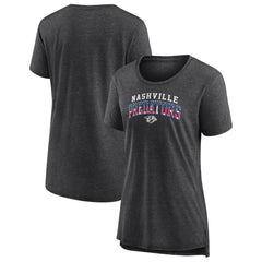 Nashville Predators Women's Proud Tri-Blend T-Shirt - Gray | NHL sale