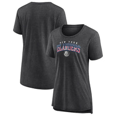 New York Islanders Women's Proud Tri-Blend T-Shirt - Gray | NHL online