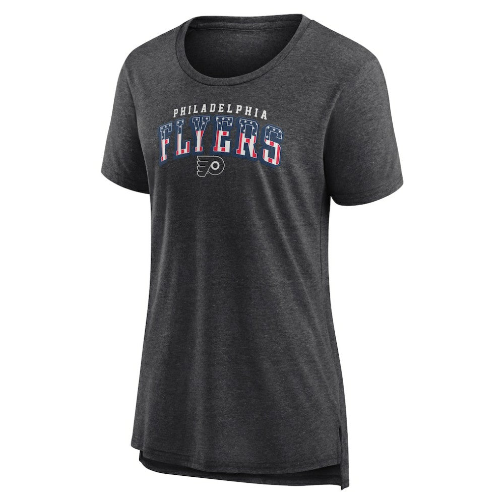 Philadelphia Flyers Women's Proud Tri-Blend T-Shirt - Gray | NHL online