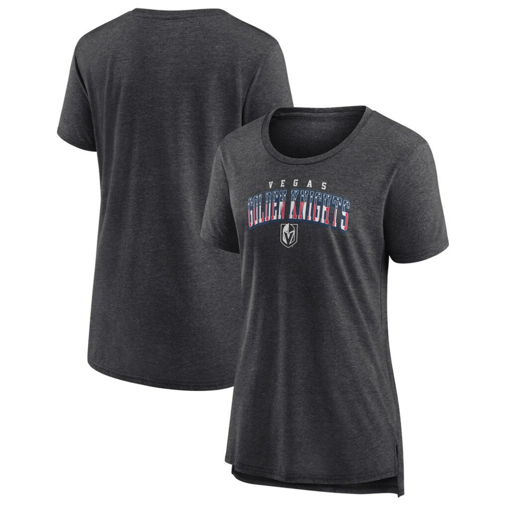 Vegas Golden Knights Women's Proud Tri-Blend T-Shirt - Gray | NHL Lifestyle
