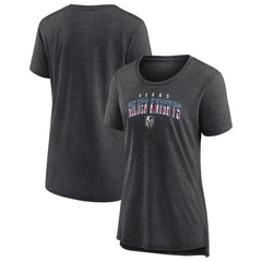 Vegas Golden Knights Women's Proud Tri-Blend T-Shirt - Gray | NHL Lifestyle