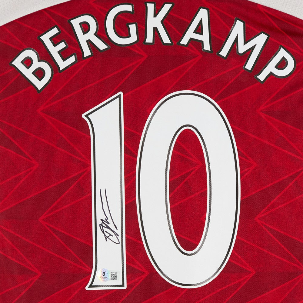 Fanatics - Dennis Bergkamp Arsenal Autographed 2020-21 Red Home Jersey - BAS