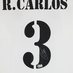 Fanatics - Roberto Carlos Real Madrid Autographed 2024-25 White Home Jersey - BAS