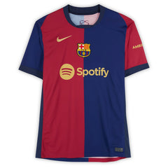 Fanatics - Patrick Kluivert Barcelona Autographed 2024-25 Red/Blue Home Jersey - BAS