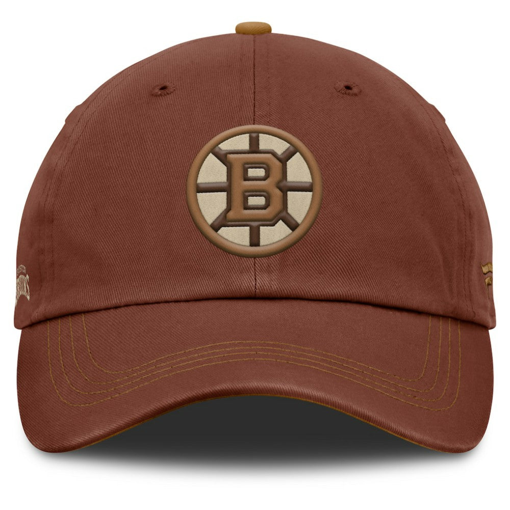 Boston Bruins Fanatics Fall Leaves Timber Adjustable Hat - Brown | Fanatics online