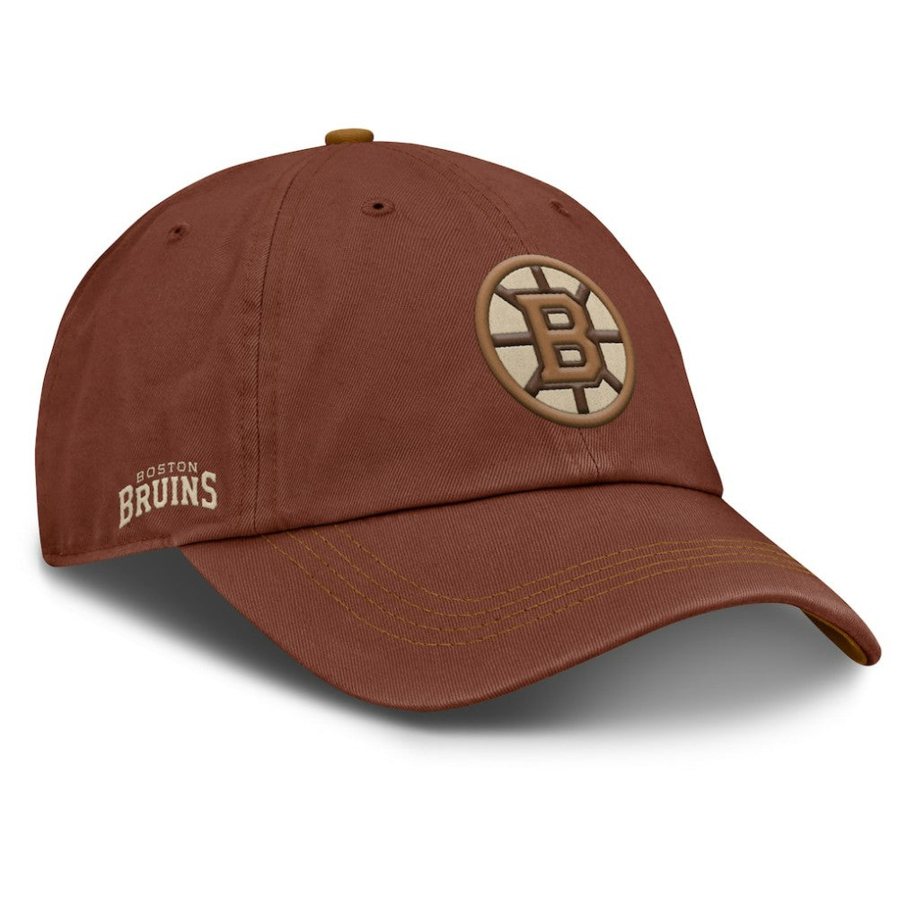 Boston Bruins Fanatics Fall Leaves Timber Adjustable Hat - Brown | Fanatics online