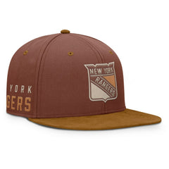 New York Rangers Fanatics Fall Leaves Acreage Snapback Hat - Brown | Fanatics on sale