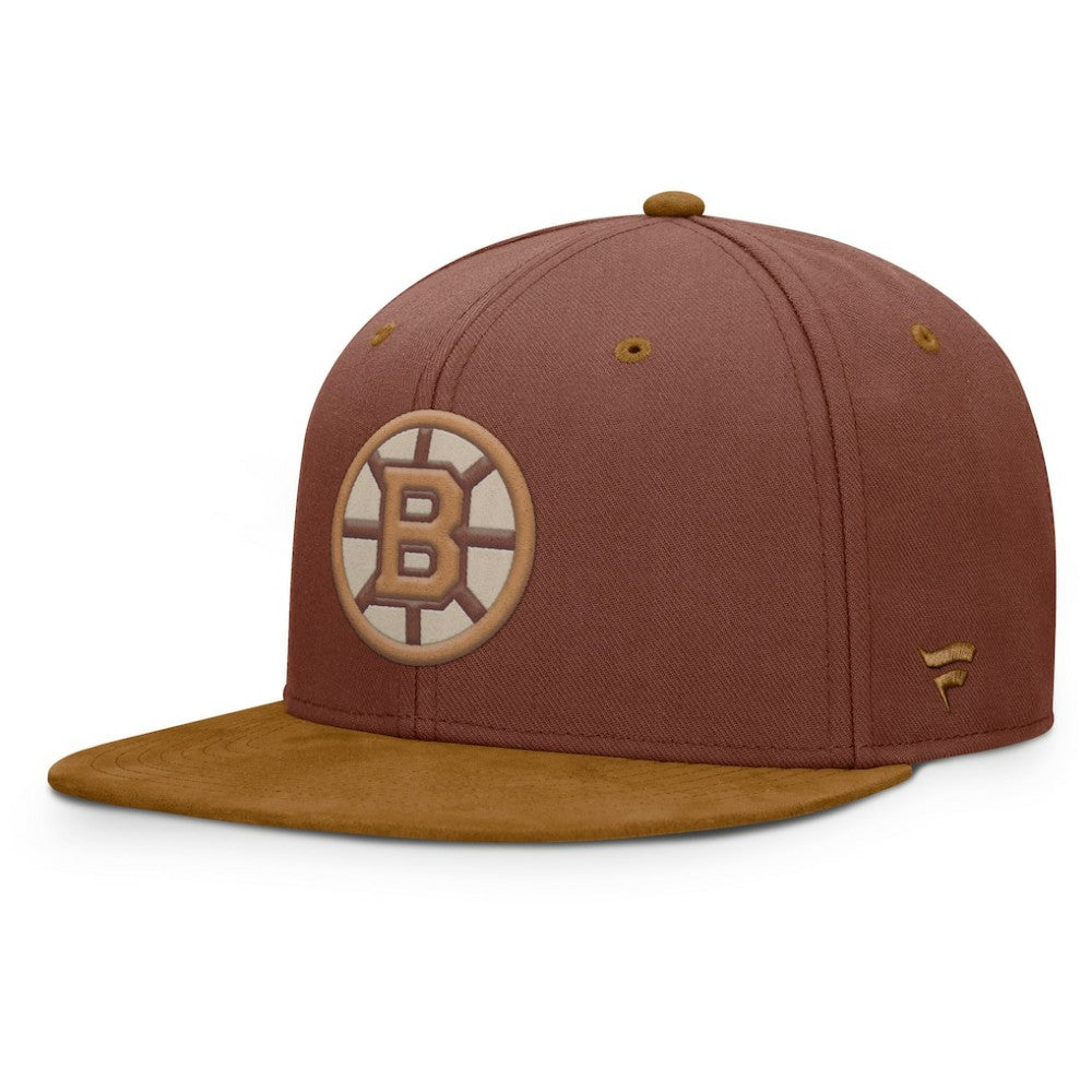Boston Bruins Fanatics Fall Leaves Acreage Snapback Hat - Brown | Fanatics Lifestyle