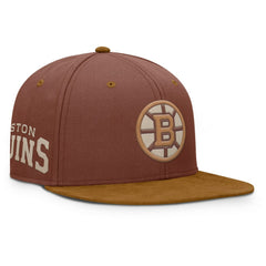 Boston Bruins Fanatics Fall Leaves Acreage Snapback Hat - Brown | Fanatics Lifestyle