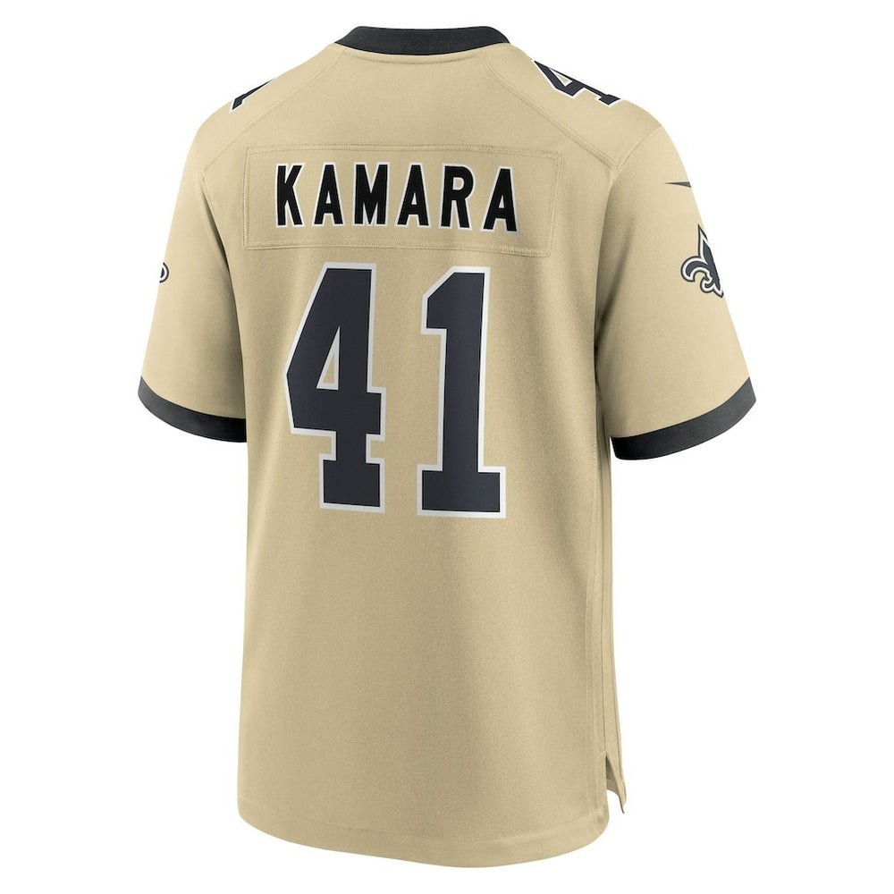 Alvin Kamara New Orleans Saints Youth Gameday Golds Alternate Game Player Jersey - Gold - Nike