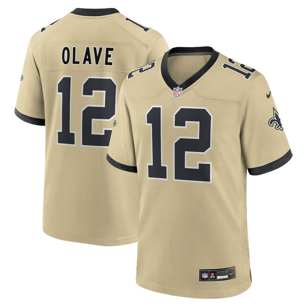 Chris Olave New Orleans Saints Youth Gameday Golds Alternate Game Player Jersey - Gold - Nike