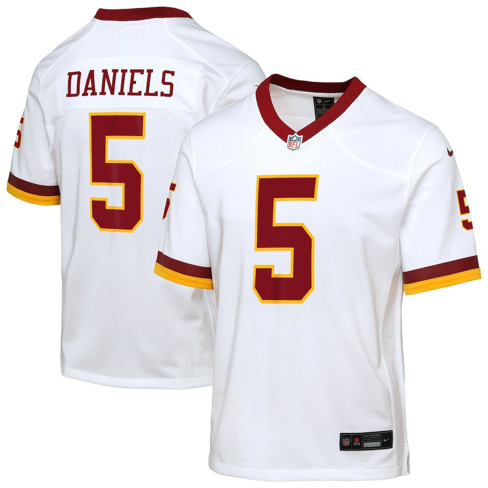 Jayden Daniels Washington Commanders Youth Game Super Bowl Era Jersey - White - Nike