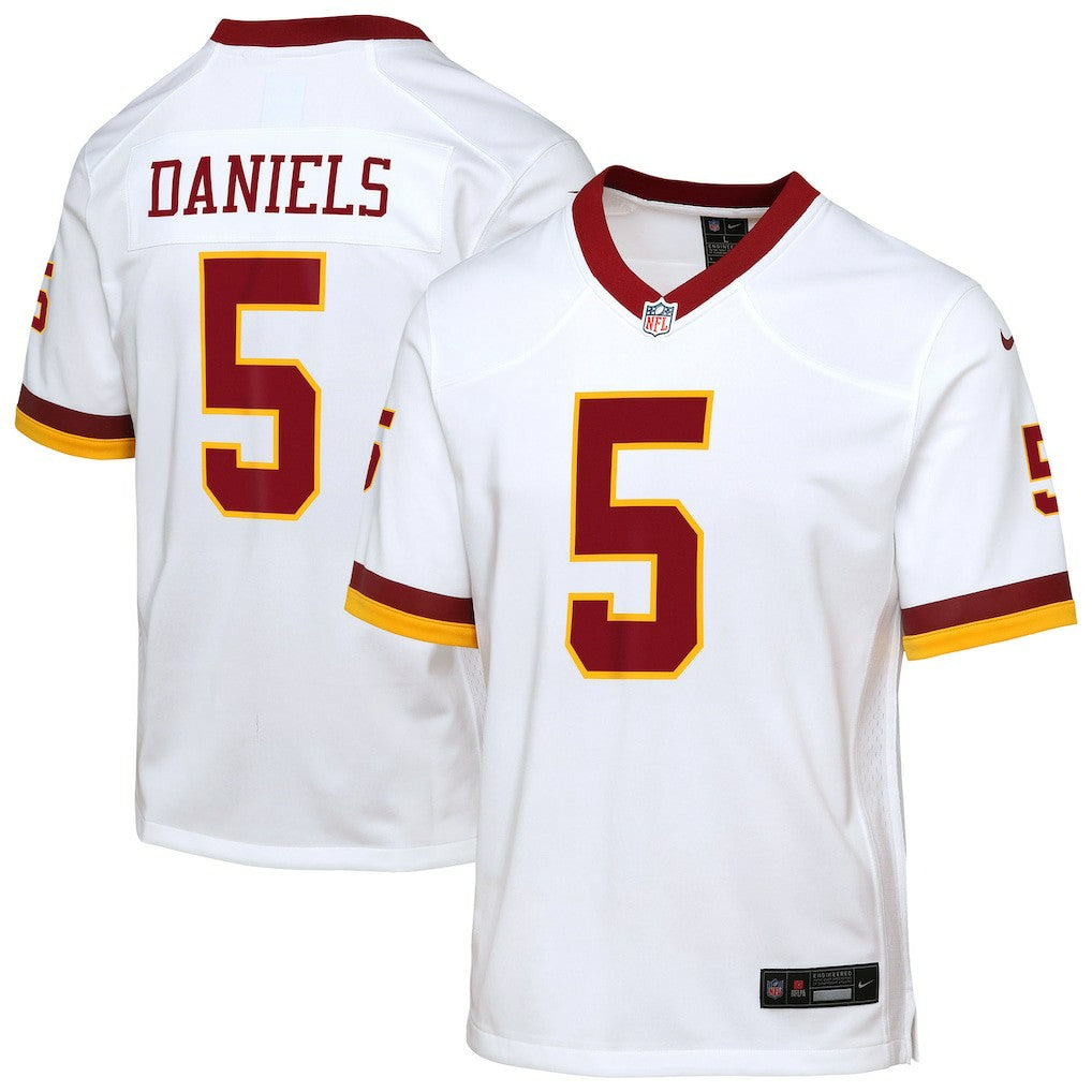 Jayden Daniels Washington Commanders Youth Game Super Bowl Era Jersey - White - Nike