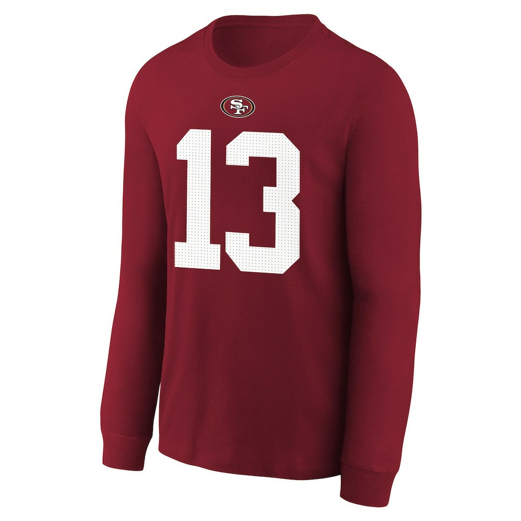 Brock Purdy San Francisco 49ers Youth Player Name & Number Long Sleeve T-Shirt - Scarlet - Nike