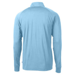 Washington Commanders Cutter & Buck Raglan Adapt Eco Knit Stretch Recycled Quarter-Zip Top - Powder Blue - NFL